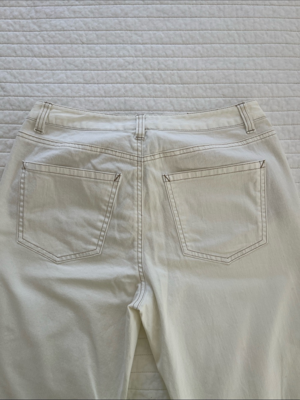 Wide Leg Talbots White/Cream - Picture 5 of 7
